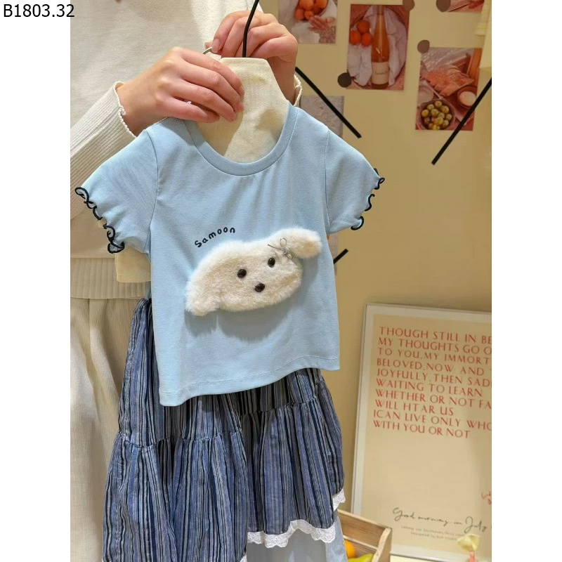 SET ÁO HÌNH CÚN MIX QUẦN CHO BG sỉ 317k