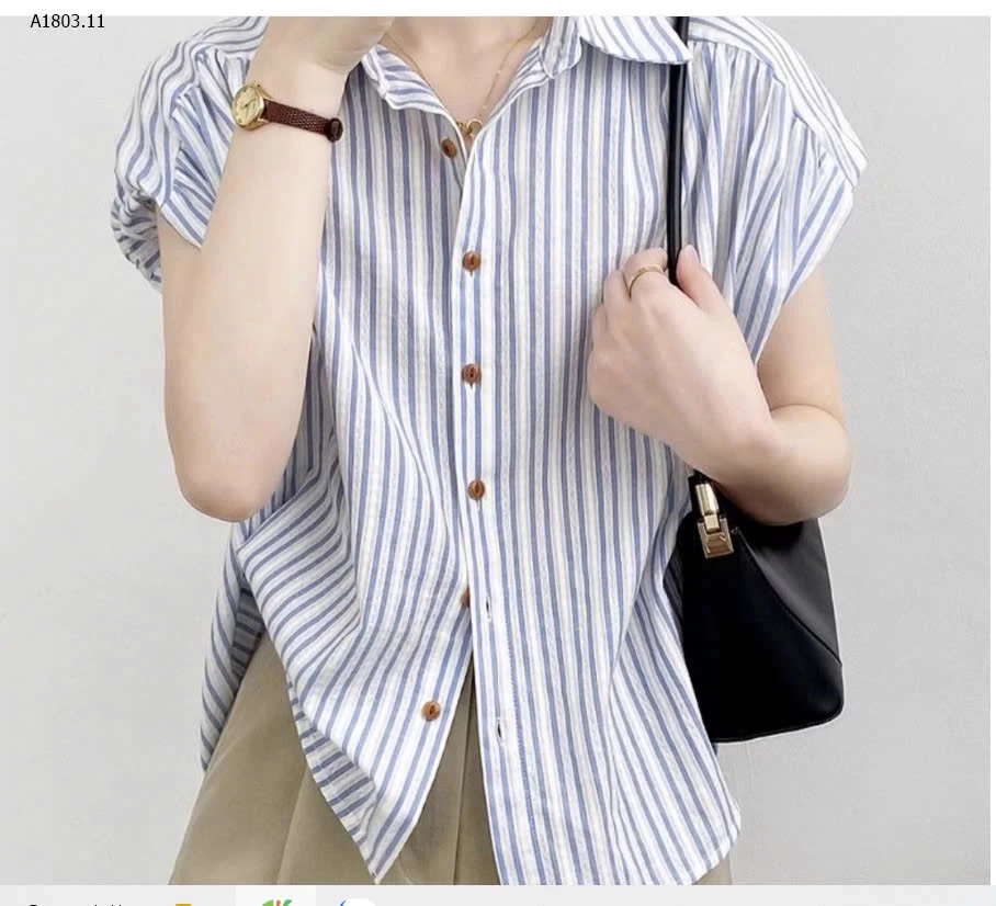 ÁO SƠ MI KẺ SỌC CHO NỮ- sỉ 190k