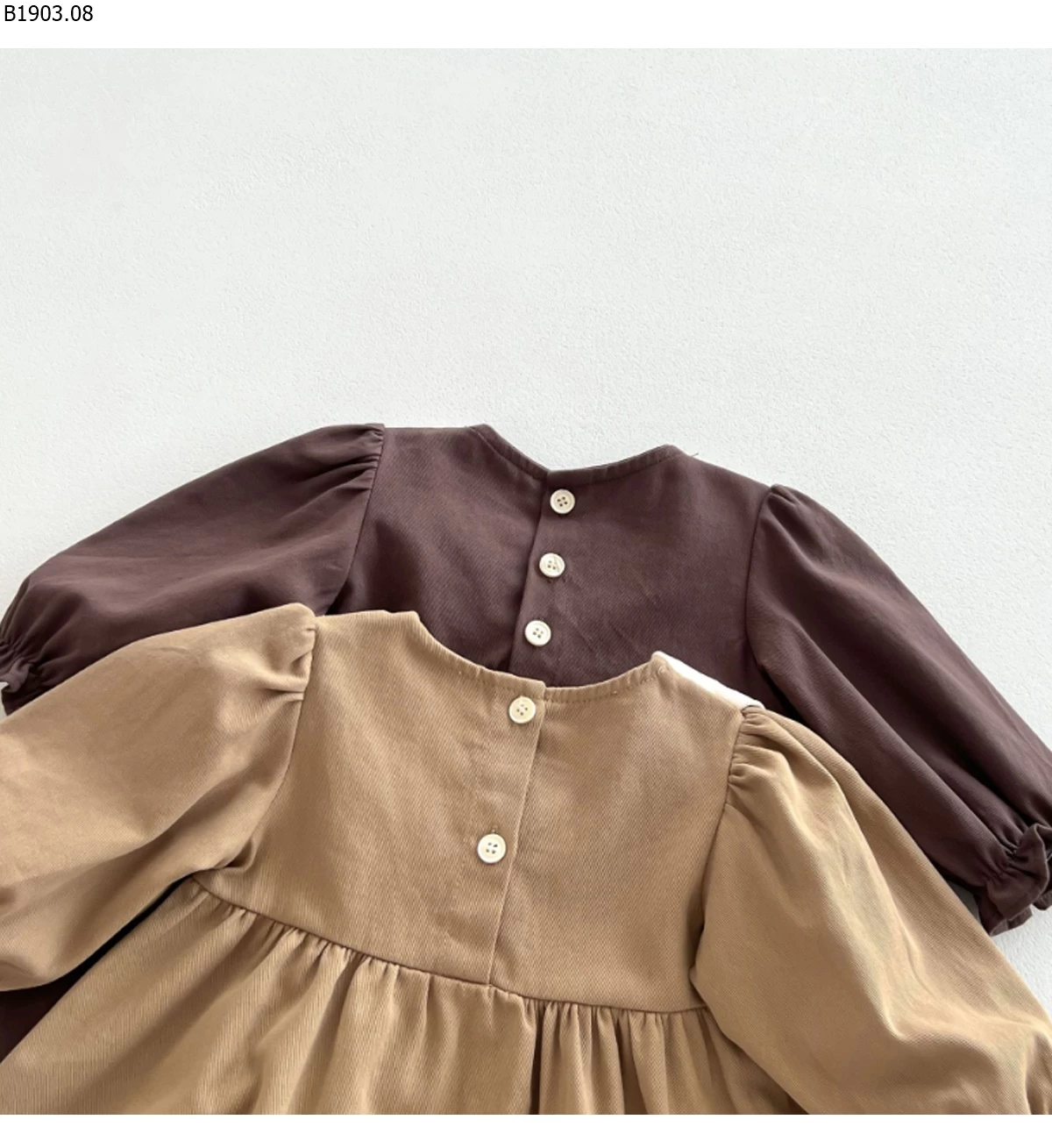 Đầm thời trang kiểu Hàn Quốc cho bé gái mùa xuân/hè 2026 giá sỉ 140k