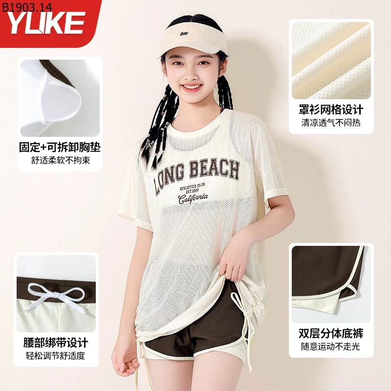 SET BƠI 3 MÓN BÉ GÁI HÃNG YUKE giá sỉ 250k