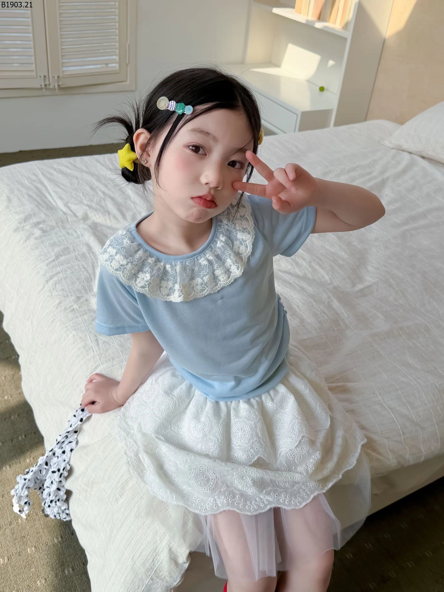 ÁO THUN NGẮN TAY BÉ GÁI giá sỉ 152k