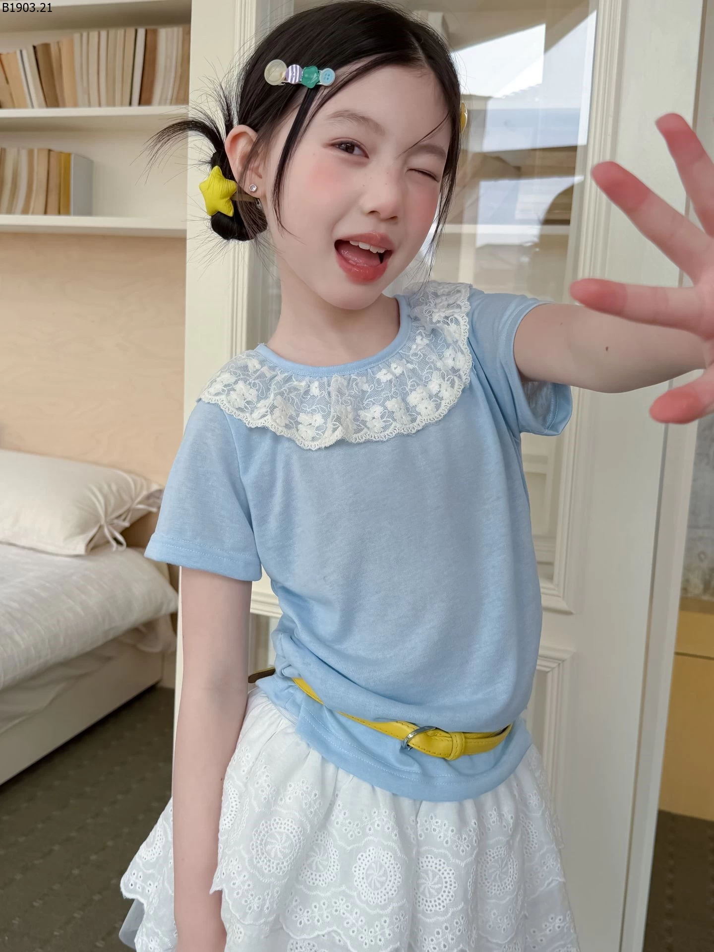 ÁO THUN NGẮN TAY BÉ GÁI giá sỉ 152k