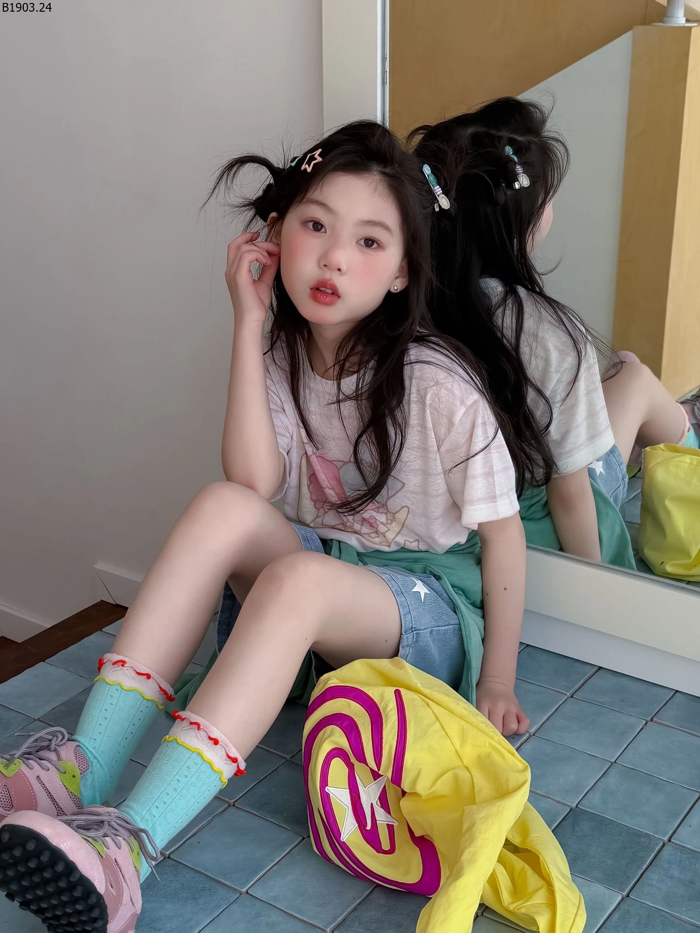 ÁO THUN GIẤY KẺ NGANG giá sỉ 162k