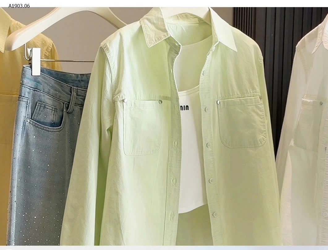 ÁO SƠ MI ANNA - sỉ 180k