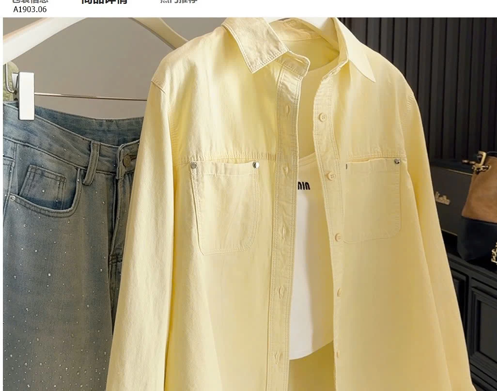 ÁO SƠ MI ANNA - sỉ 180k