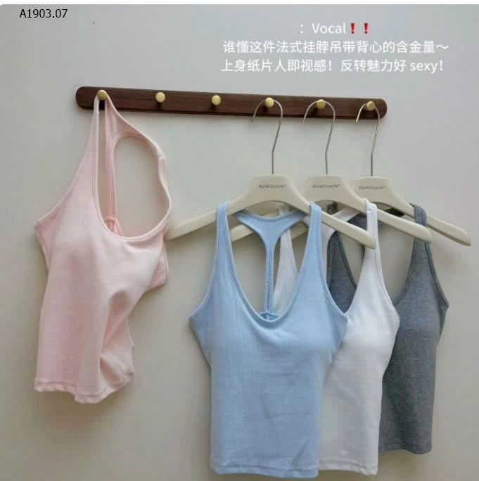 ÁO 2 DÂY HỞ LƯNG CÓ ĐỆM NGỰC - sỉ 117k