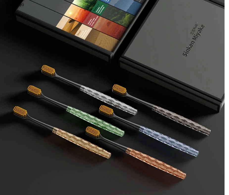 SET 6 CÁI BÀN CHẢI ĐÁNH RĂNG ĐÍNH PHA LÊ - sỉ 63k/set