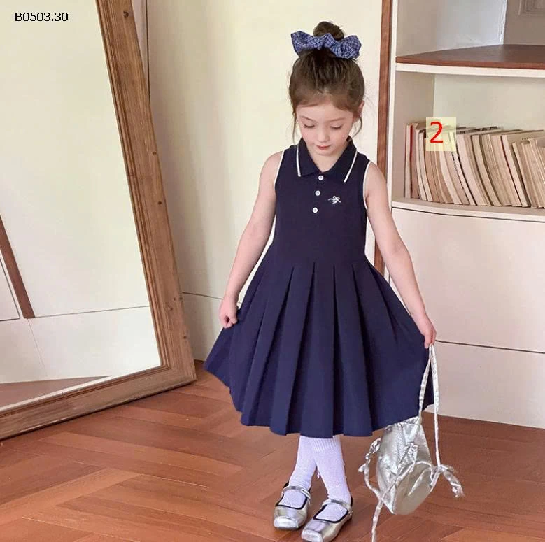 VÁY POLO SÁT NÁCH AMBB -Giá sỉ sz 90-150 : 220k sz 160 : 237k sz 170 : 259k