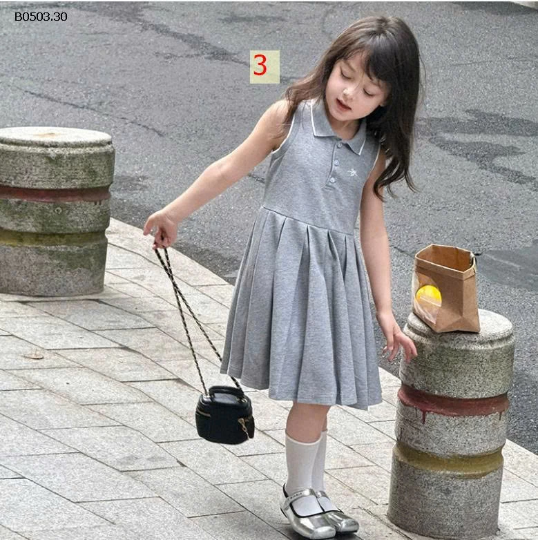 VÁY POLO SÁT NÁCH AMBB -Giá sỉ sz 90-150 : 220k sz 160 : 237k sz 170 : 259k