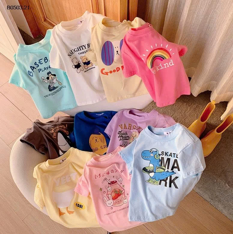 Bst ÁO PHÔNG CỘC TAY CHO BÉ -Giá sỉ 75k/1 chiếc bán từ 2 chiếc