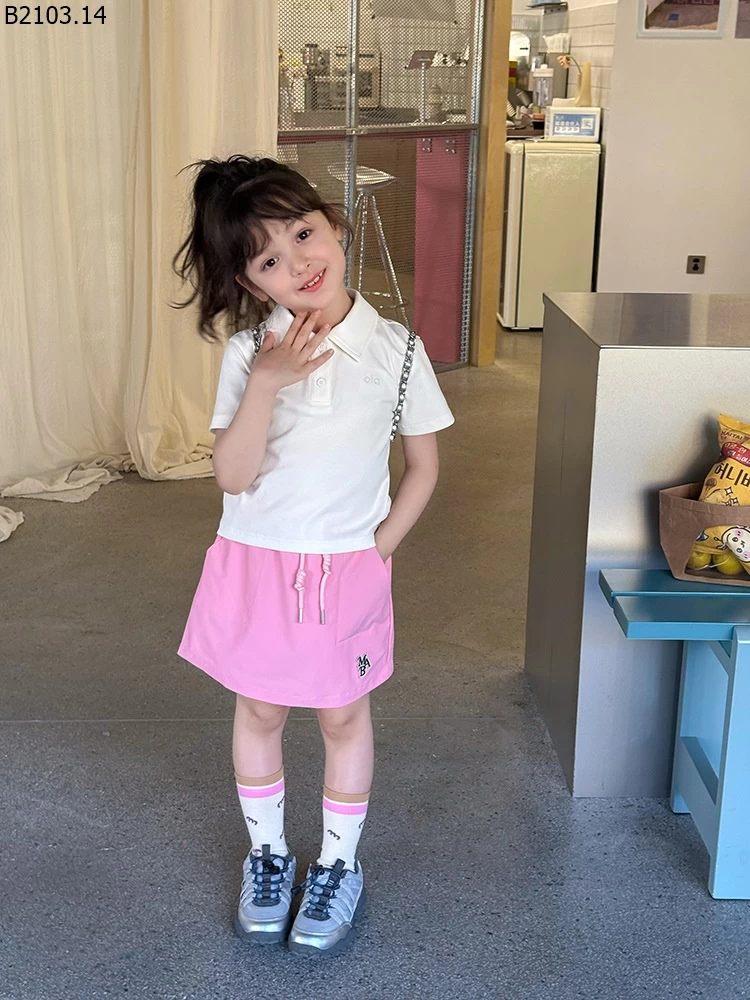 ÁO THUN POLO PHONG CÁCH HÀN QUỐC CHO BÉ GÁI giá si sz 90-150 --- G.i.á 132k sz 160 --- G.i.á 142k sz 170 --- G.i.á 153k