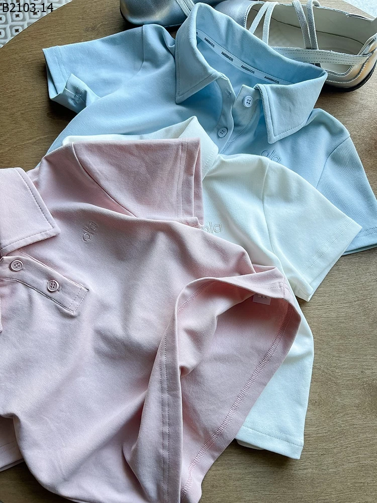 ÁO THUN POLO PHONG CÁCH HÀN QUỐC CHO BÉ GÁI giá si sz 90-150 --- G.i.á 132k sz 160 --- G.i.á 142k sz 170 --- G.i.á 153k