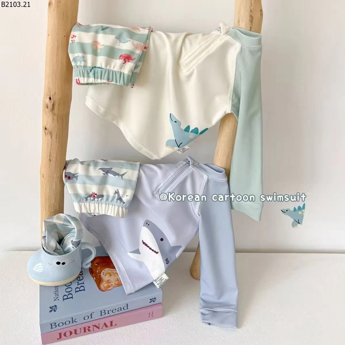 BỘ BƠI CHO BÉ TRAI KÈM MŨ gia si 129k