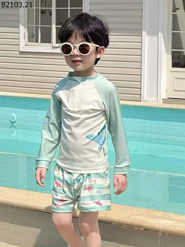 BỘ BƠI CHO BÉ TRAI KÈM MŨ gia si 129k