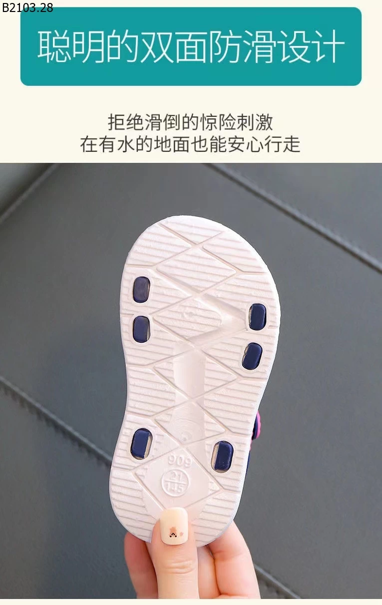 Dép xăng đan kiểu Hàn Quốc dành cho bé giá si 65k