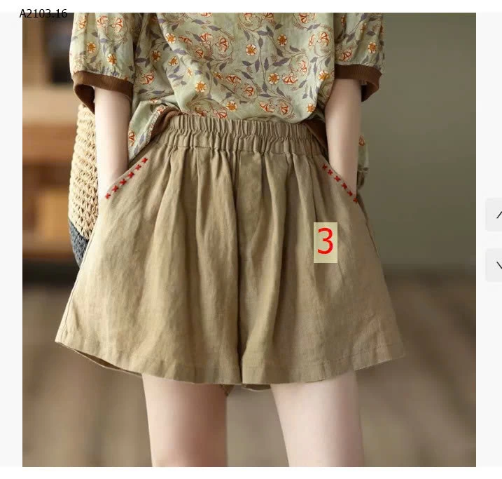 QUẦN SHORT ỐNG RỘNG CHO NỮ - sỉ 103k