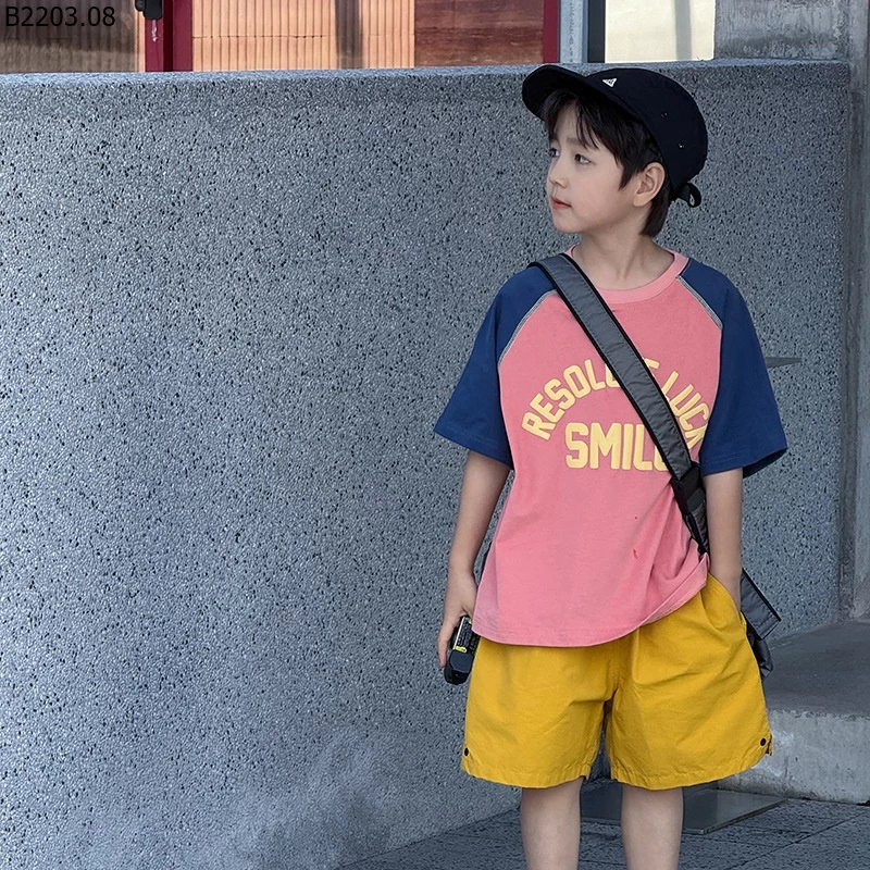 Áo thun tay raglan in chữ Elmo Baby gia si sz 90-150--- G.i.á 112k sz 160--- G.i.á 123k