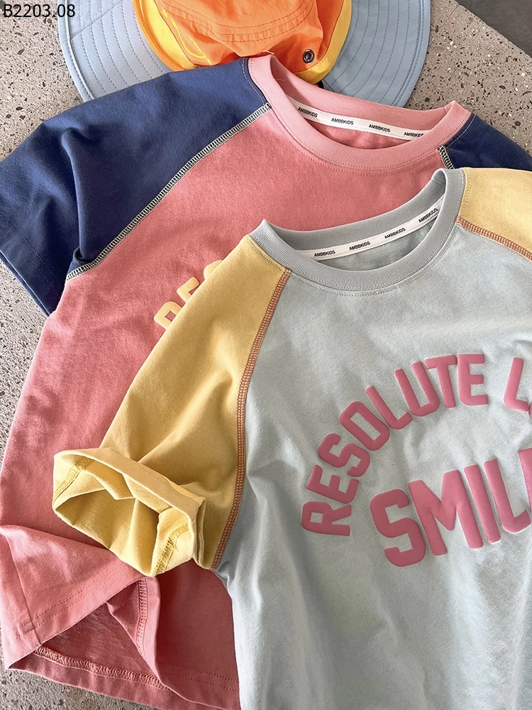 Áo thun tay raglan in chữ Elmo Baby gia si sz 90-150--- G.i.á 112k sz 160--- G.i.á 123k