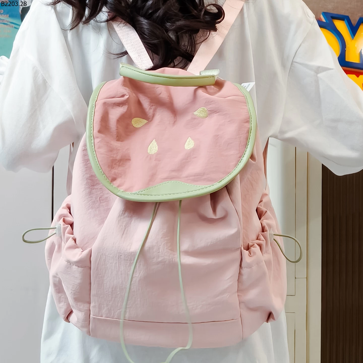 BALO VẢI HỌA TIẾT TRÁI CÂY CUTE sỉ 103k