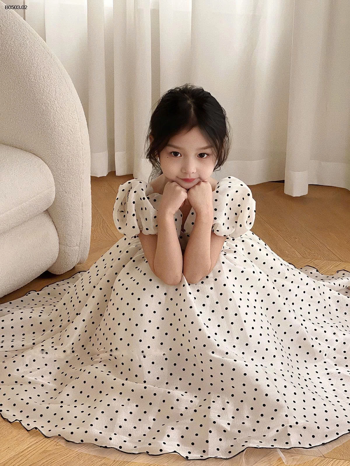 VÁY CÔNG CHÚA CHẤM BI BGGiá sỉ 222k