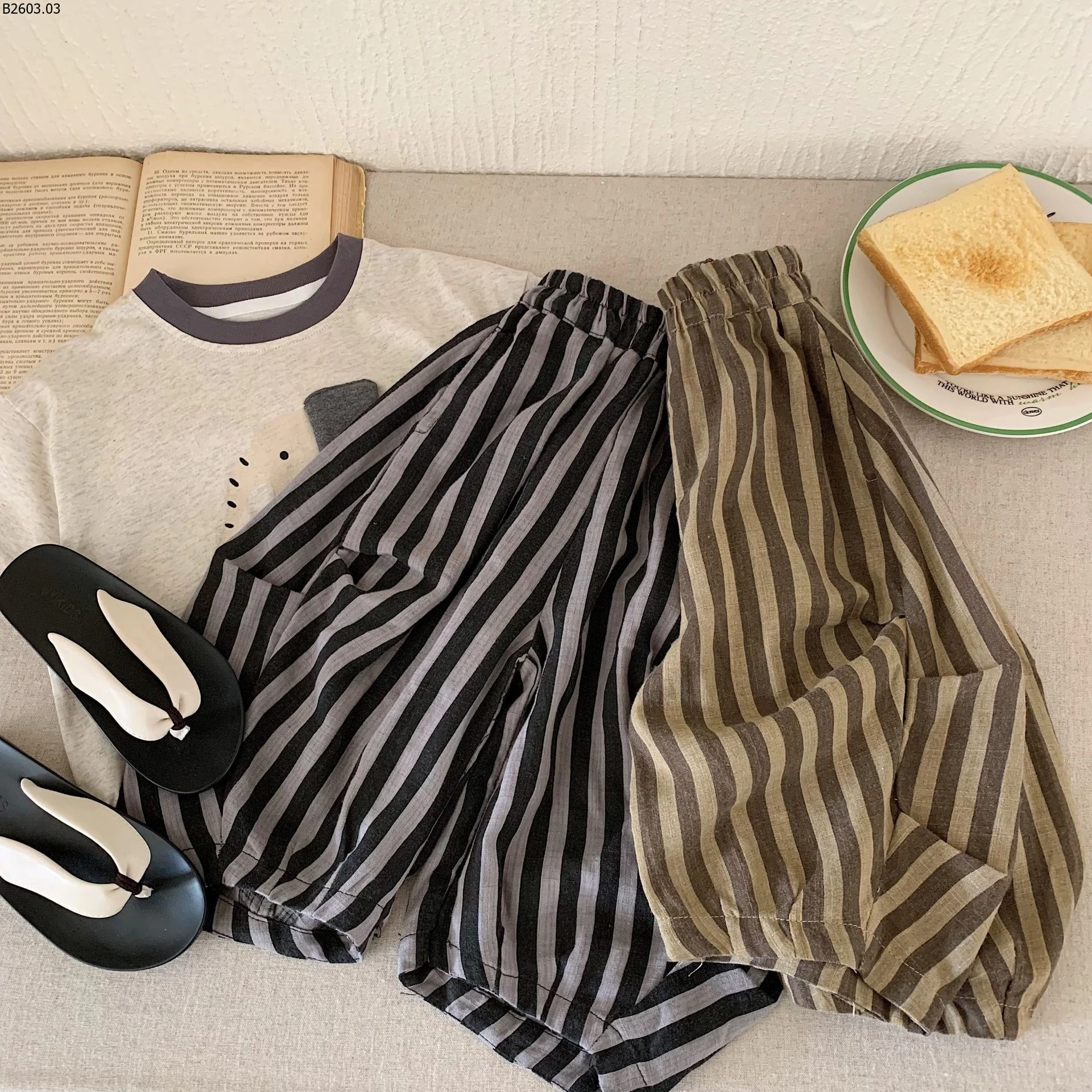 QUẦN KẺ CHỐNG MUỖI CHO BÉ sỉ 159k