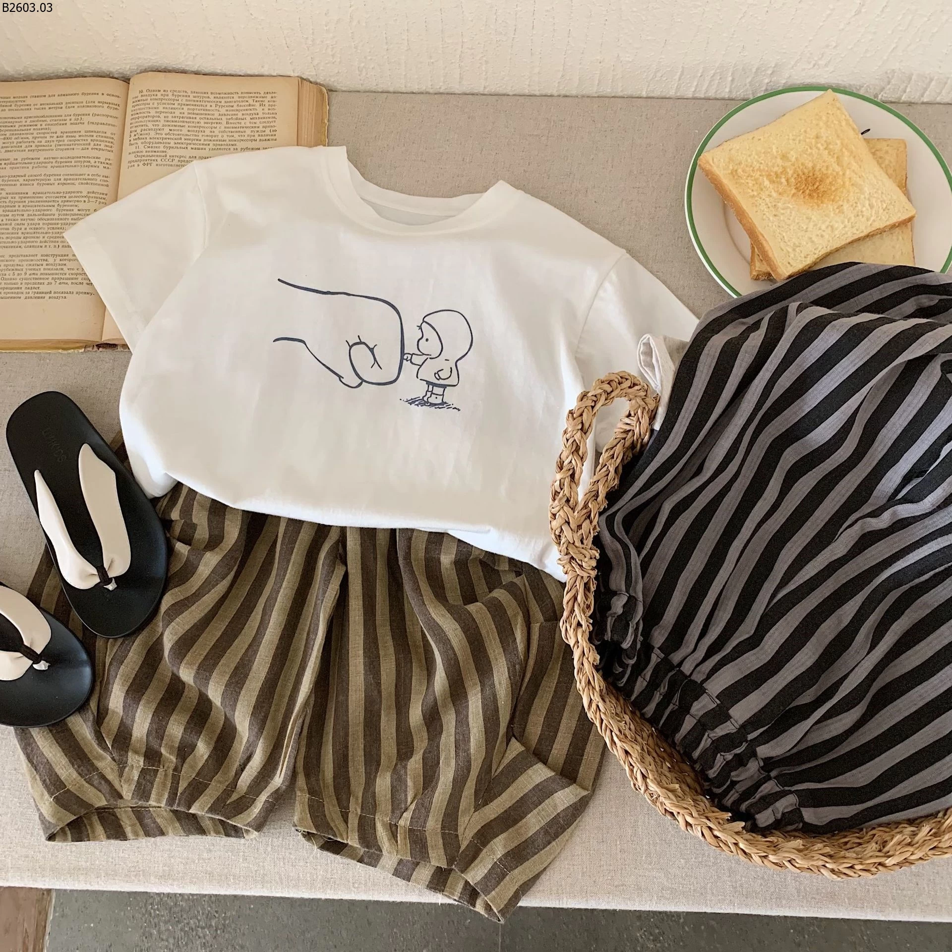 QUẦN KẺ CHỐNG MUỖI CHO BÉ sỉ 159k