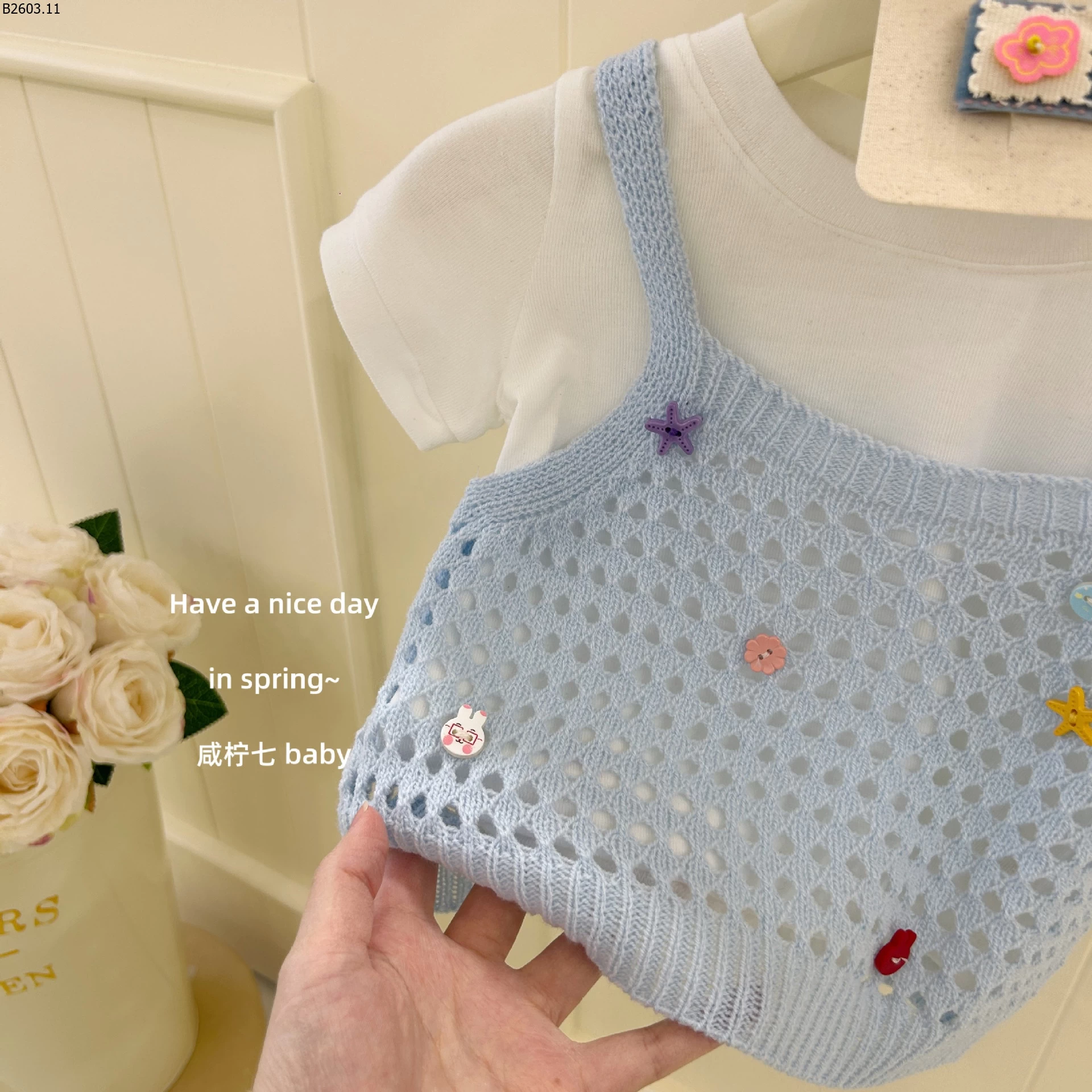 SÉT VÁY TUTU XANH 3 CHI TIẾT sỉ áo trắng: 95k áo 2 dây: 133k chân váy: 170k