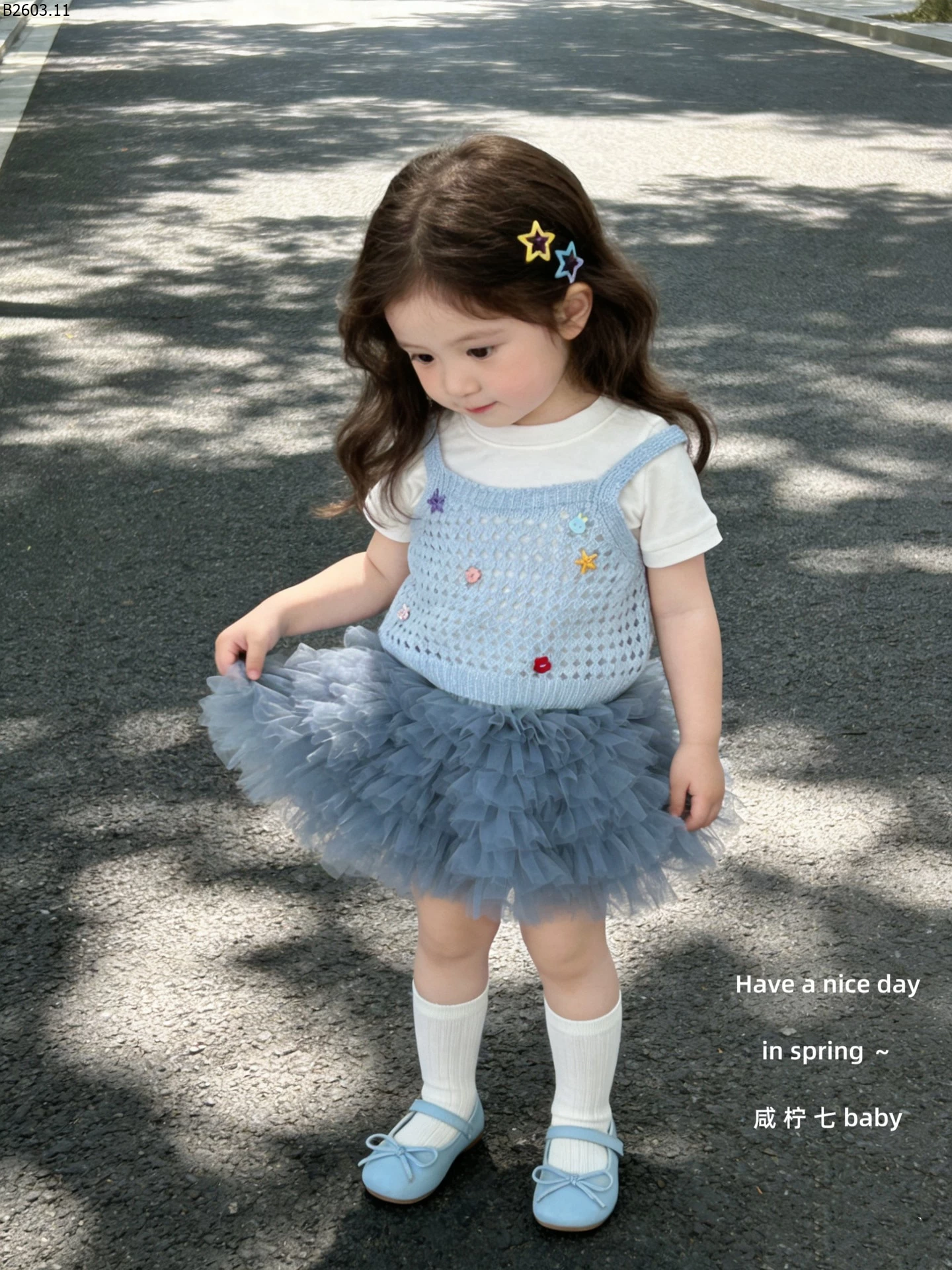 SÉT VÁY TUTU XANH 3 CHI TIẾT sỉ áo trắng: 95k áo 2 dây: 133k chân váy: 170k