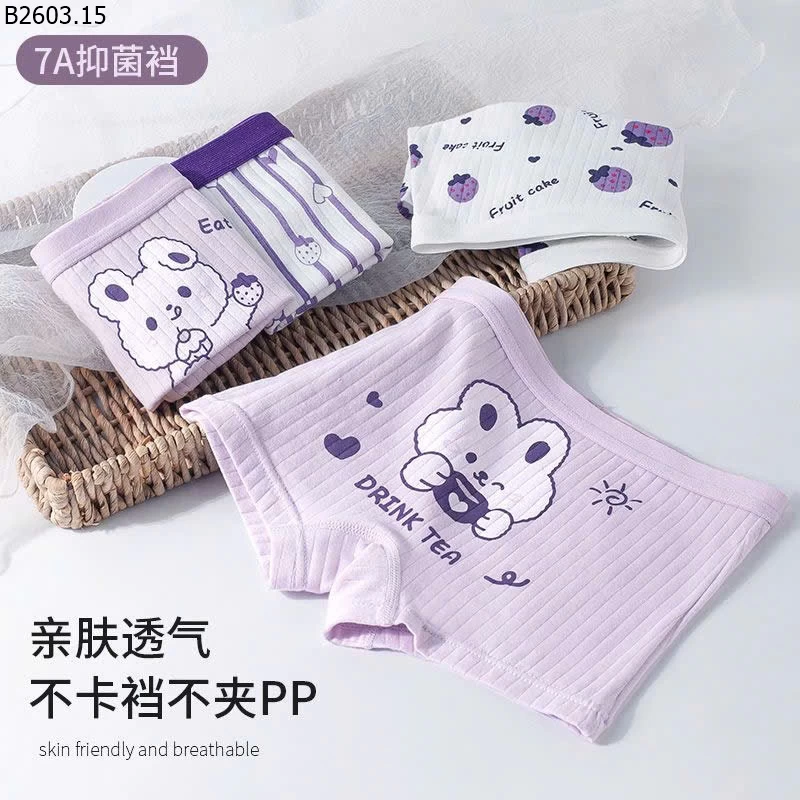 SET 4 QUẦN CHIP ĐÙI CHO BG sỉ 79k