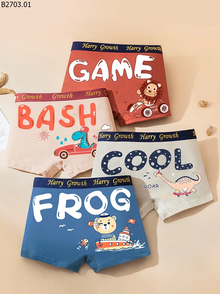 SET QUẦN CHIP BOXER BÉ TRAI Giá si 90k
