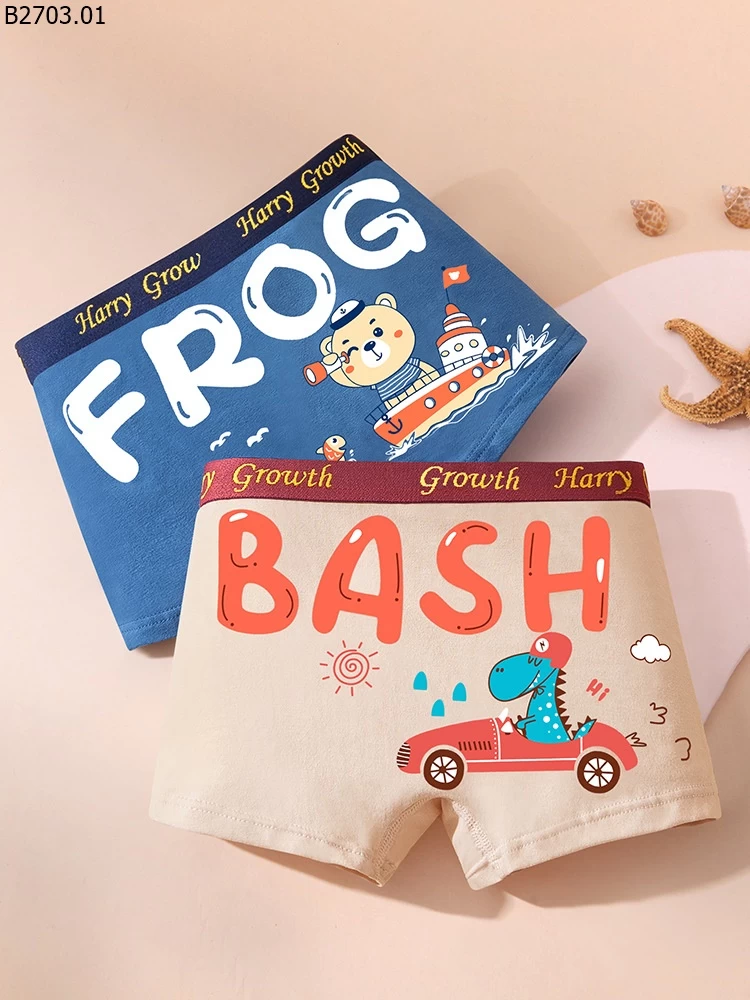 SET QUẦN CHIP BOXER BÉ TRAI Giá si 90k