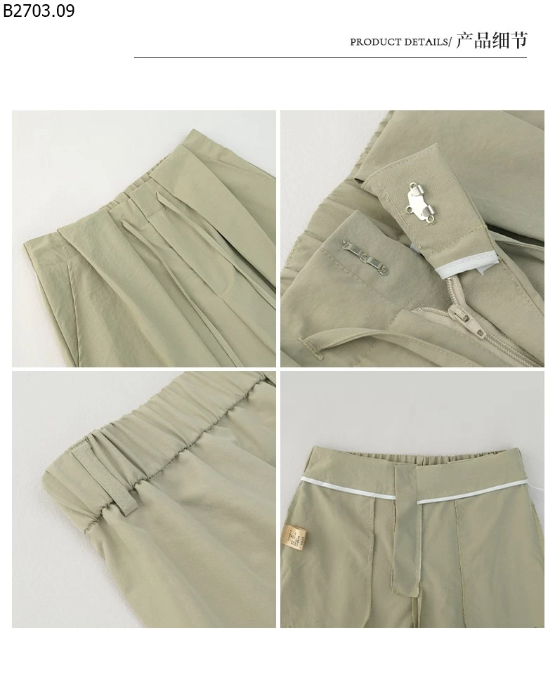 Quần ống rộng dáng suông thời thượng dành cho nữ si 182k