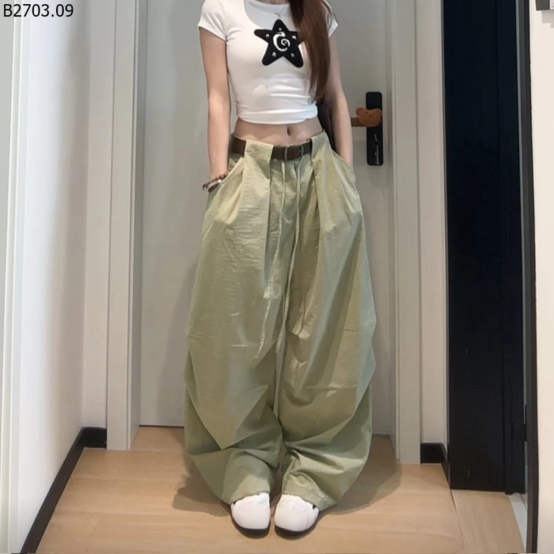 Quần ống rộng dáng suông thời thượng dành cho nữ si 182k