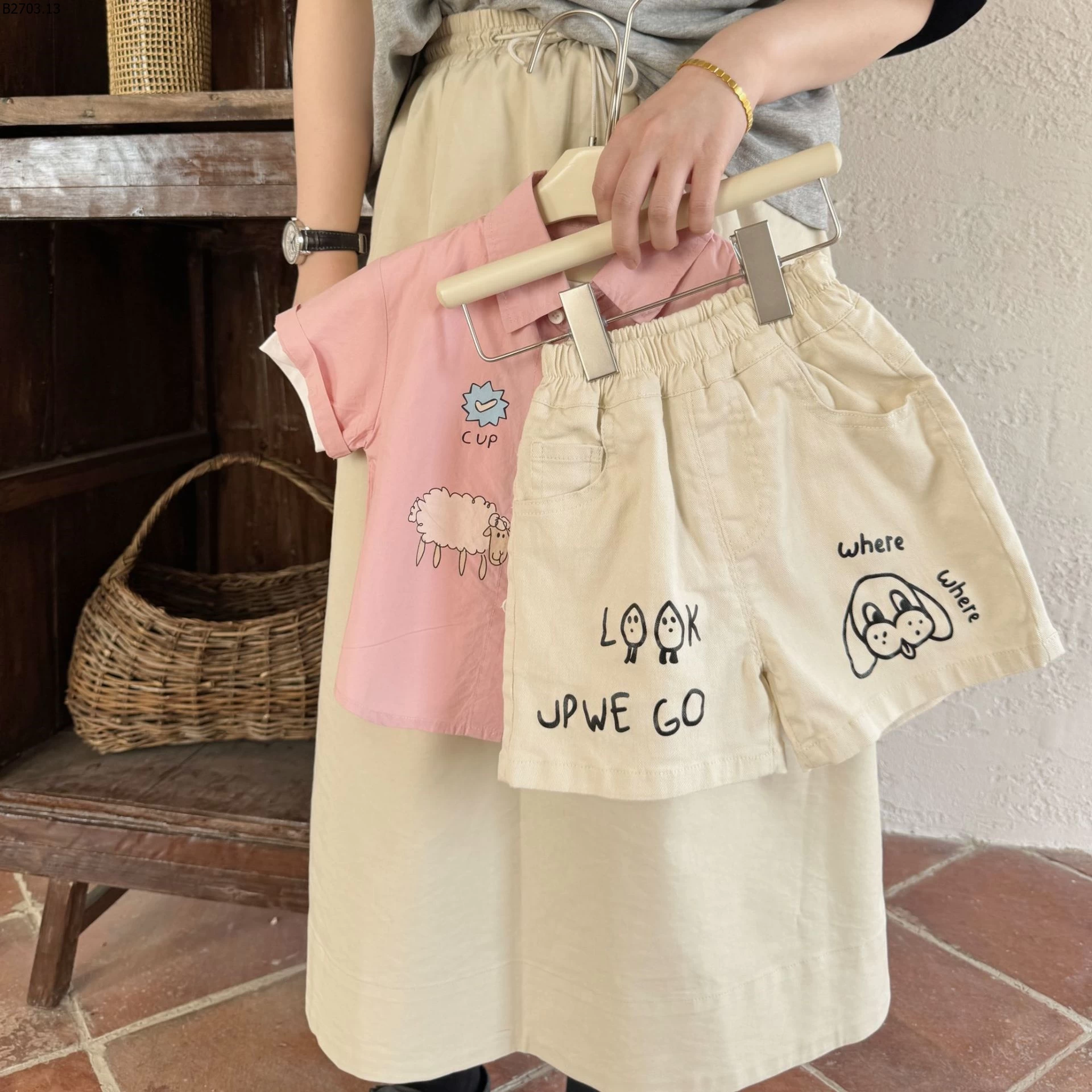 SET ĐỒ DỄ THƯƠNG CHO BÉ gia si áo --- G.i.á 123k quần --- G.i.á 135k