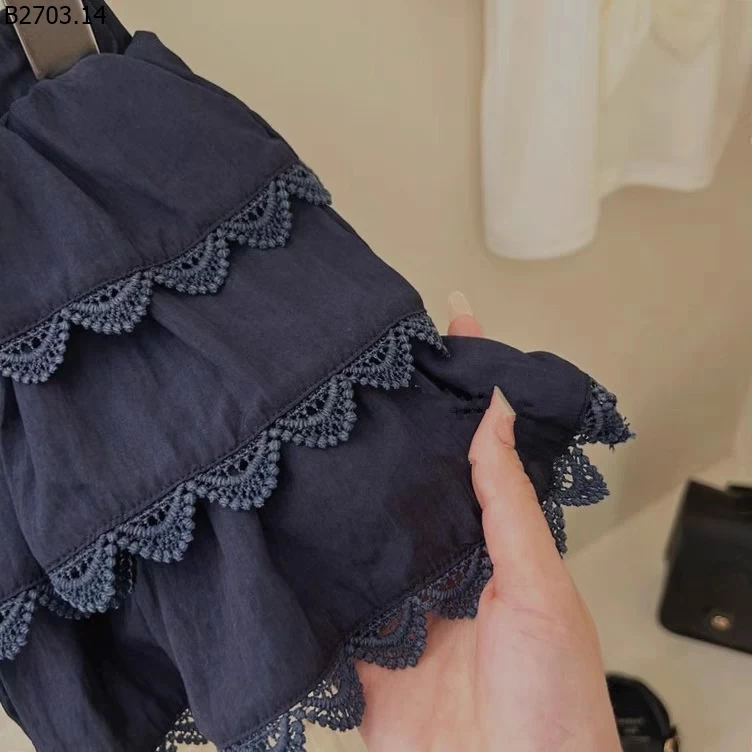 SET QUẦN ÁO POLO PHỐI REN CHO BÉ GÁI si 199k