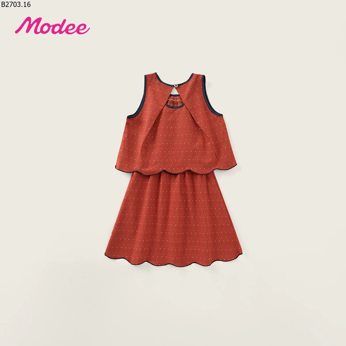 SET ĐỒ MÀU ĐỎ DÀNH CHO BÉ GÁI NHÀ MODEE si -137k