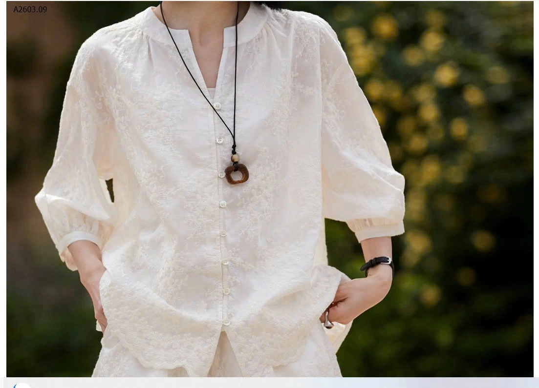 SET ĐŨI THÊU CAO CẤP - sỉ 405k