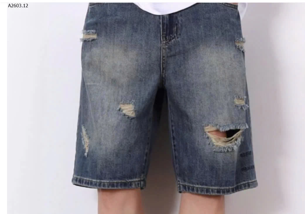 QUẦN JEANS NGẮN NAM - sỉ 158k