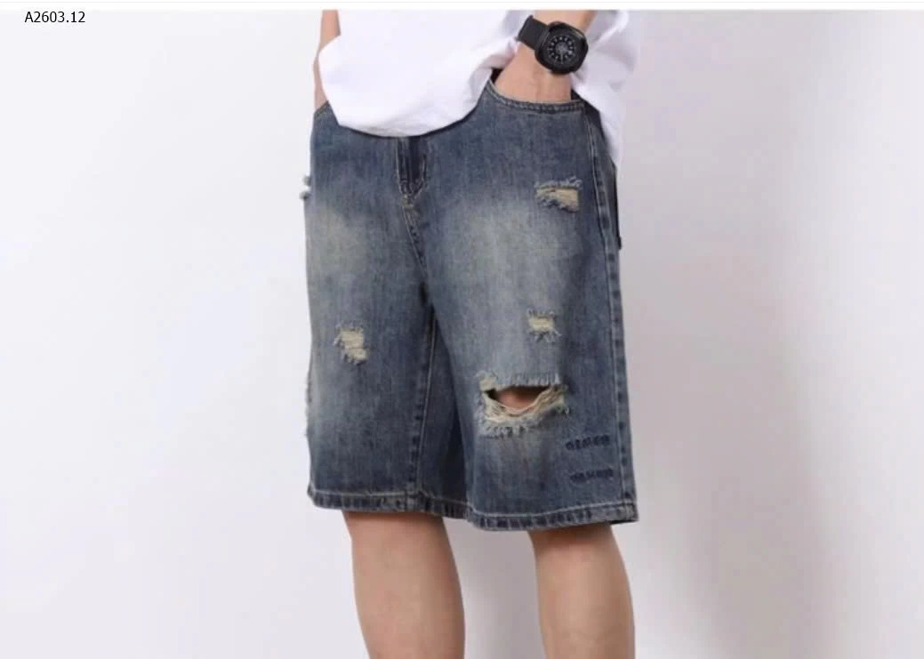 QUẦN JEANS NGẮN NAM - sỉ 158k