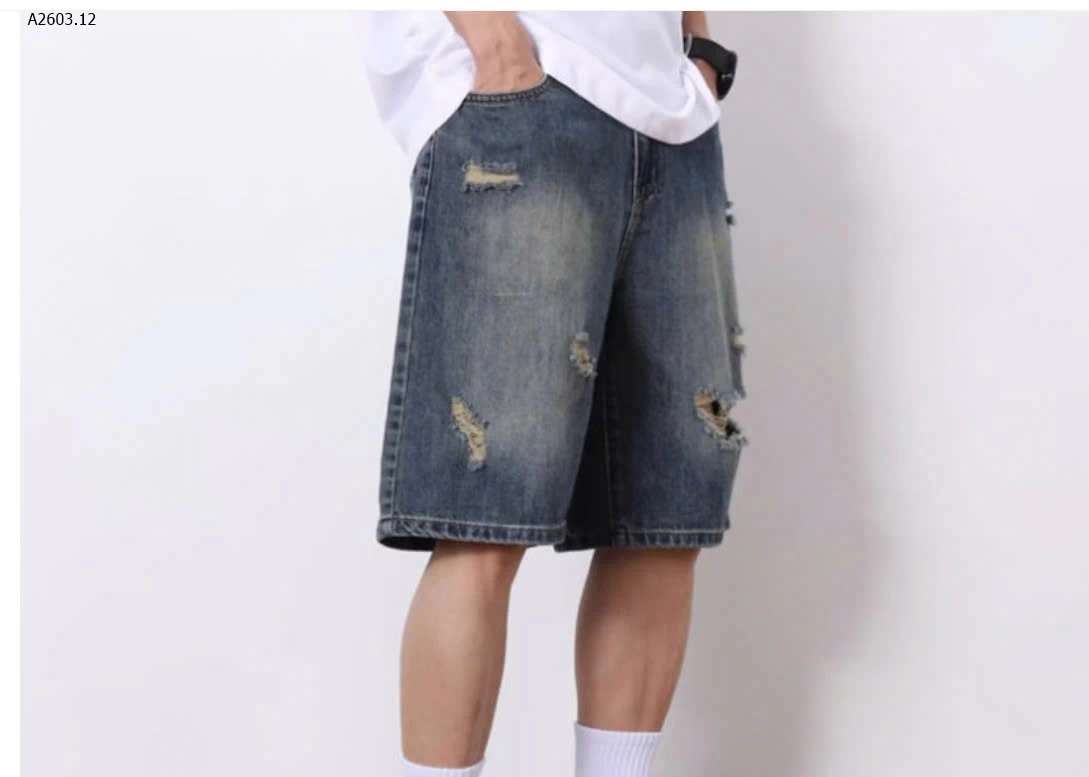 QUẦN JEANS NGẮN NAM - sỉ 158k