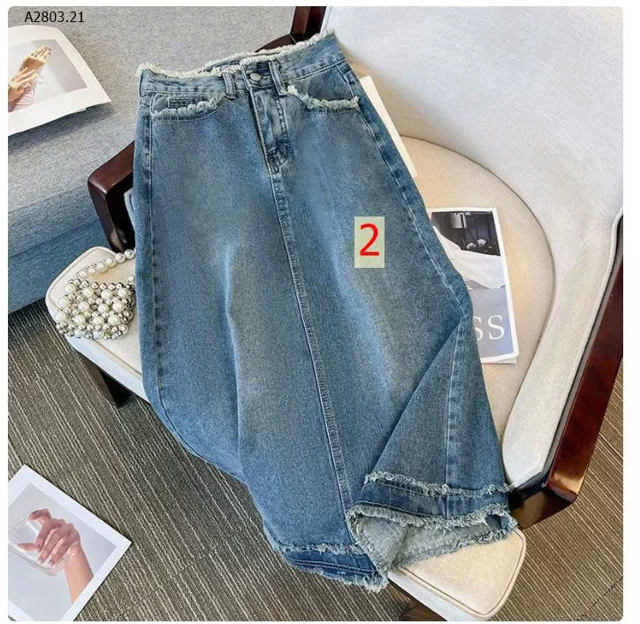 CHÂN VÁY JEAN DÁNG DÀI CÁ TÍNH - sỉ 157k