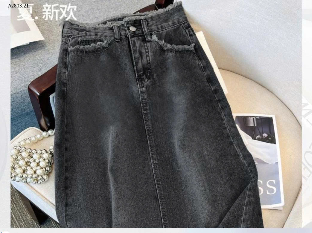 CHÂN VÁY JEAN DÁNG DÀI CÁ TÍNH - sỉ 157k