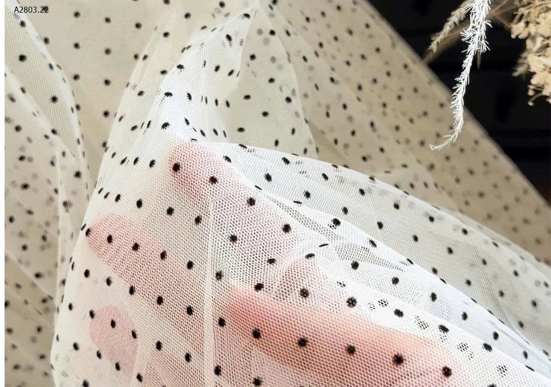 CHÂN VÁY VOAN CHẤM BI DÁNG DÀI ANNA - sỉ 213k