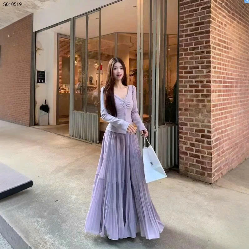 Váy Angel dài dáng chữ A voan - 220,000