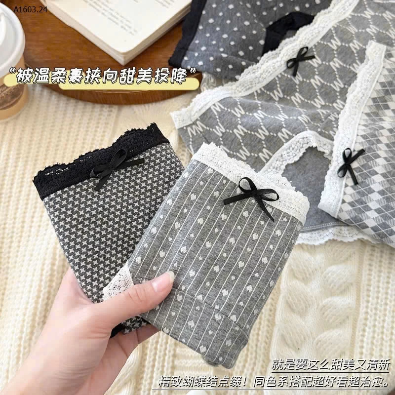 SET 5 QUẦN CHIP HỌA TIẾT CHO NỮ - sỉ 115k/set 5c mix