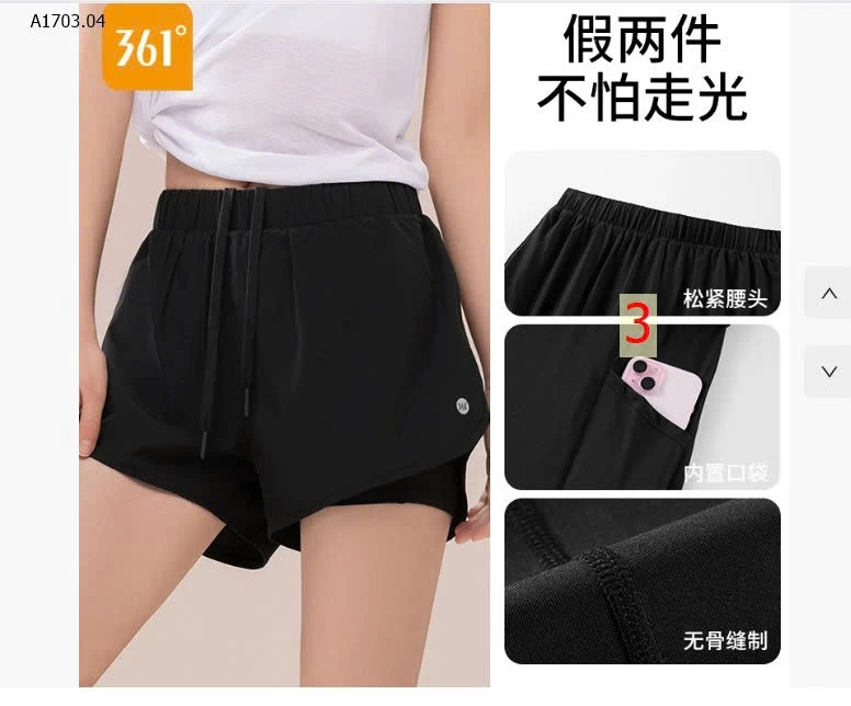 QUẦN ĐÙI 2 LỚP MẶC MÙA HÈ CHO NỮ - sỉ 179k