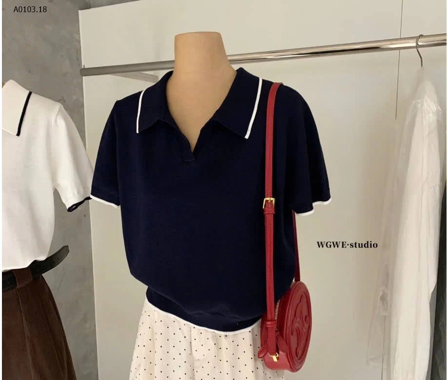 ÁO POLO LEN CỘC TAY W.G.W.E - sỉ 228k