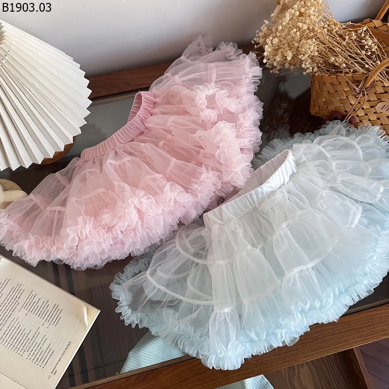 Váy công chúa tutu mùa xuân cho bé giá sỉ 205k