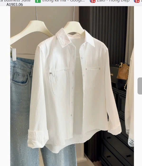 ÁO SƠ MI ANNA - sỉ 180k