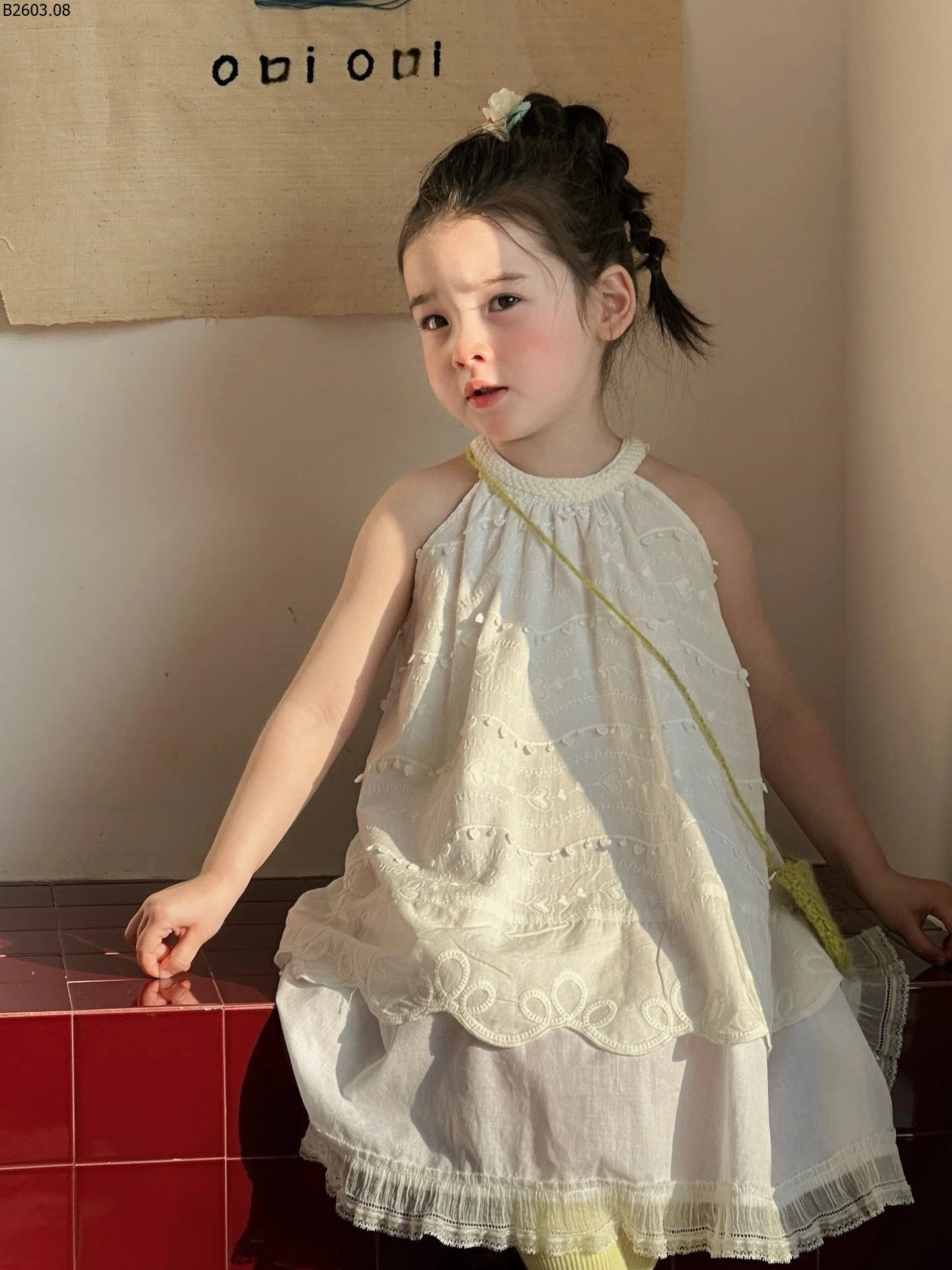 VÁY CỔ YẾM GIẢ 2 TẦNG sỉ 227k